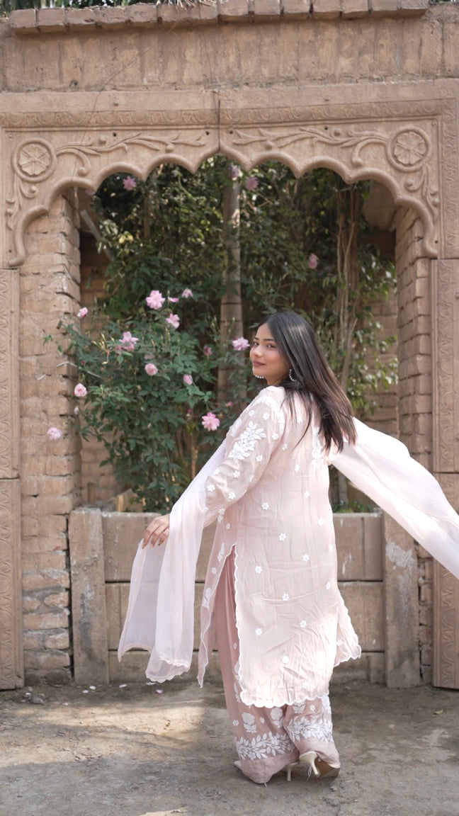 Masakali Mauve Farshi Shalwar Kurta Set