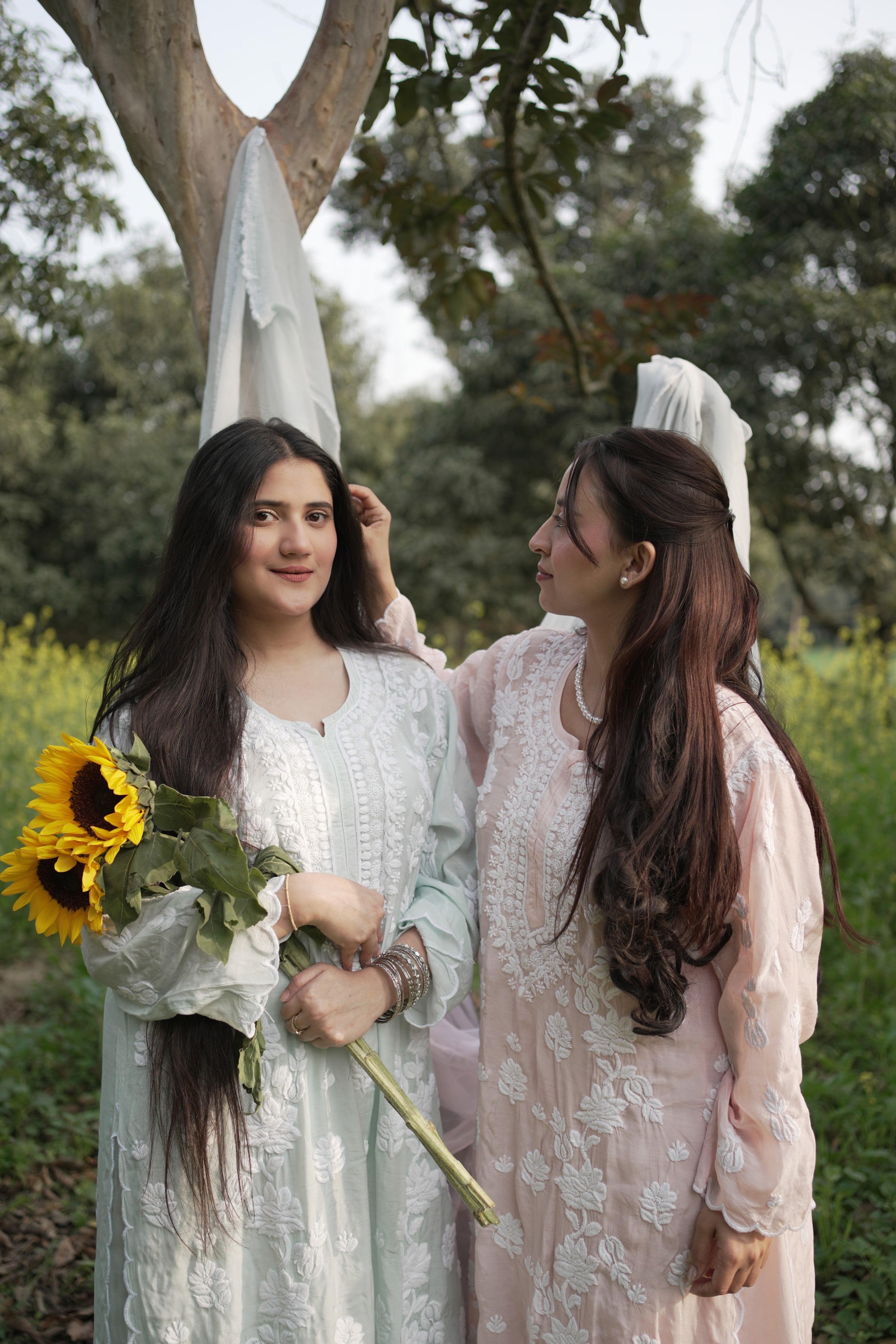 Masakali Pastel Peach Kurta Set